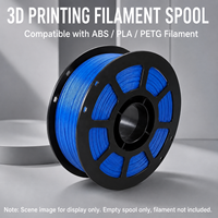 Spool Printer 3D Kosong yang Dapat Didaur Ulang, 1kg, Plastik ABS, Gulungan Industri untuk Filamen dan Bahan Habis Pakai, Grosir OEM