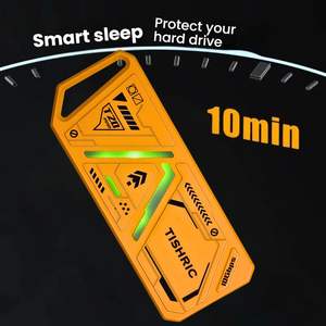 Caja de Disco Duro Mecánica de Aluminio CNC TISHRIC T20 RGB, Compatible con NVME, 10 Gbps, Apta para Discos Duros SSD <span class=keywords><strong>M</strong></span>.2 - Product Image 3