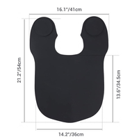 Beauty Salon Khăn Choàng Cape Silicone Khăn Choàng Salon Tóc Cắt Tóc Tóc Cắt Và Tạo Kiểu Tóc Khăn Choàng