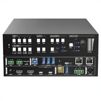 Commutateur KVM sans fil 4x2, récepteur d'alimentation PoC 24V, 4K60 HDBT, 100M IR, RS232, Web