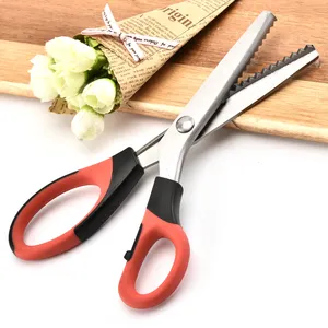 Vải váy thợ may pinking Shears chuyên nghiệp cầm tay may mặc Zig Zag may kéo