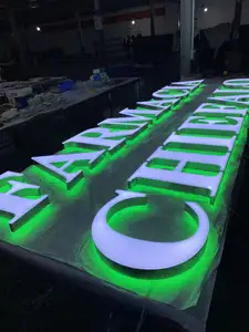 Señal de letras led 3D personalizada para farmacia al aire libre, luminaria, para enseigne