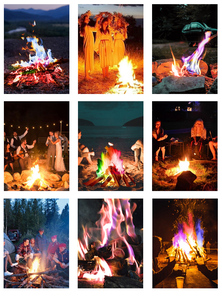 Poudre de feu mystique, 50g, sans flammes de camping, couleur changeante, miracle - Product Image 2