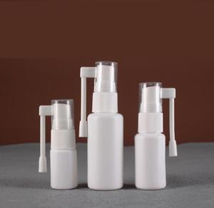 Venta al por Mayor de Botellas de Spray Nasal Vacías de Plástico PET Blanco de 10 ml, 20 ml y 30 ml, Pulverizador Médico <span class=keywords><strong>para</strong></span> <span class=keywords><strong>Garganta</strong></span> con Pulverizador Largo Giratorio - Product Image 6