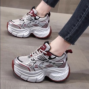 Chaussures de sport à semelle épaisse pour femmes, respirantes, en maille, confortables, décontractées, pour la marche, la salle de sport et les activités de plein air - Product Image 2