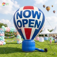 Ballon gonflable à l'hélium d'extérieur avec lumière LED Prix bas Ballon publicitaire gonflable personnalisé pour la décoration d'événements