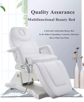 Nouveau lit de massage pour salon de beauté et spa 2023, 3 moteurs, masseur mammaire, 110V/220V, ABS+acier inoxydable, pour soins corporels
