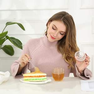 Tarro de <span class=keywords><strong>miel</strong></span> transparente con cucharón y tapa Botellas de <span class=keywords><strong>miel</strong></span> de plástico - Product Image 4