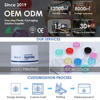 Vente en gros de flacons pulvérisateurs cylindriques en plastique PET transparent de 10 ml, 20 ml, 30 ml, 50 ml, 100 ml avec pompe pulvérisatrice et bouchon à vis pour les soins de la peau