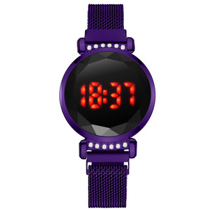 Reloj de Mujer con Diamantes de Imitación y Pantalla Táctil, Reloj Electrónico con Correa <span class=keywords><strong>Milano</strong></span> - Product Image 6