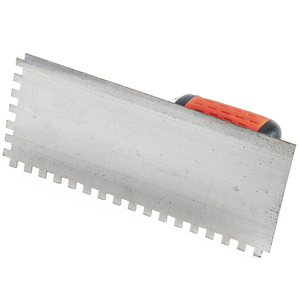 Truelle de plâtrage en plâtre pour cloisons sèches avec manche en plastique et en acier inoxydable - Product Image 4