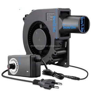 Ventilateur centrifuge 5V 12V NMB à roulement à billes 4 pouces 97mm x 33mm, mini souffleur turbo à air avec contrôleur de vitesse variable - Product Image 6