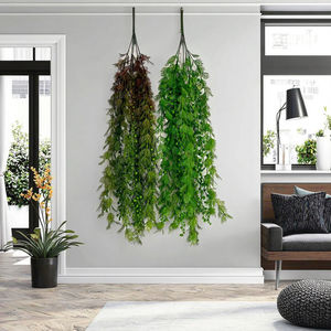 Искусственный висячий папоротник 72 см с зелеными растениями из пенопласта для украшения стен для домашнего офиса прочный и легко повесить - Product Image 2