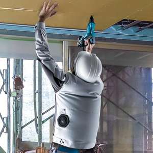 MAKITA - DFJ213A2XL Chaqueta ventilada LXT®/CXT®18V 14,4 V 12Vmax (sin batería)-EAN 0088381748070 CHAQUETAS DE TRABAJO - Product Image 4