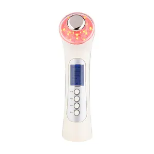 5 trong 1 Photon siêu âm mặt trị liệu chống lão hóa massage mặt để sử dụng nhà