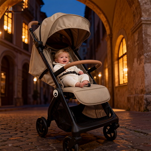 Nuovo Passeggino Pieghevole Leggero in Lega di Alluminio con Design Unico, Schienale Reclinabile e Prezzo Promozionale - Product Image 1