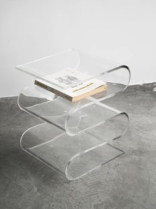 Rõ ràng Acrylic sofa bên bảng S hình kệ sách cuối bảng Acrylic cà phê bookrack bảng cho nhà - Product Image 4