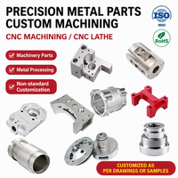 Pièces usinées CNC sur mesure, précision ±0,01 mm, aluminium, acier inoxydable, fabricant de composants métalliques OEM