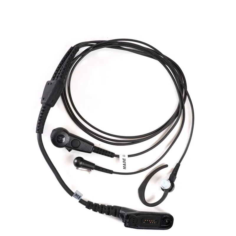Wholesale PMLN5097 with independent microphone /PTT 3 wire monitor headphones for P8200 P8268 GP328D walkie talkie