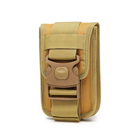 Sac de taille tactique universel, étui vertical EDC et pochette pour portefeuille, pour extérieur, MOLLE, étanche, porte-téléphone