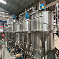 Automatische kleine schaal palmolie-raffinagemachine CPO-molen mini-productielijn hoge opbrengst hoge efficiëntie