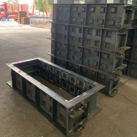 Moule à blocs Lego pour le béton, acier robuste, forme de bloc de béton, mur à empilage sec, taille personnalisée 3-4 pouces