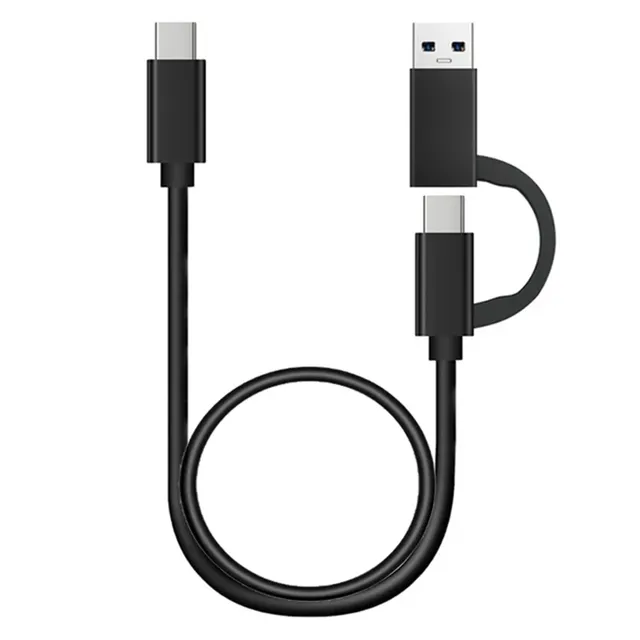 10Gbps Data Sync USB A/C 3.0 to USB Type C Cable for Laptop Tablet 2 in 1 USB C Cable Fast Charging