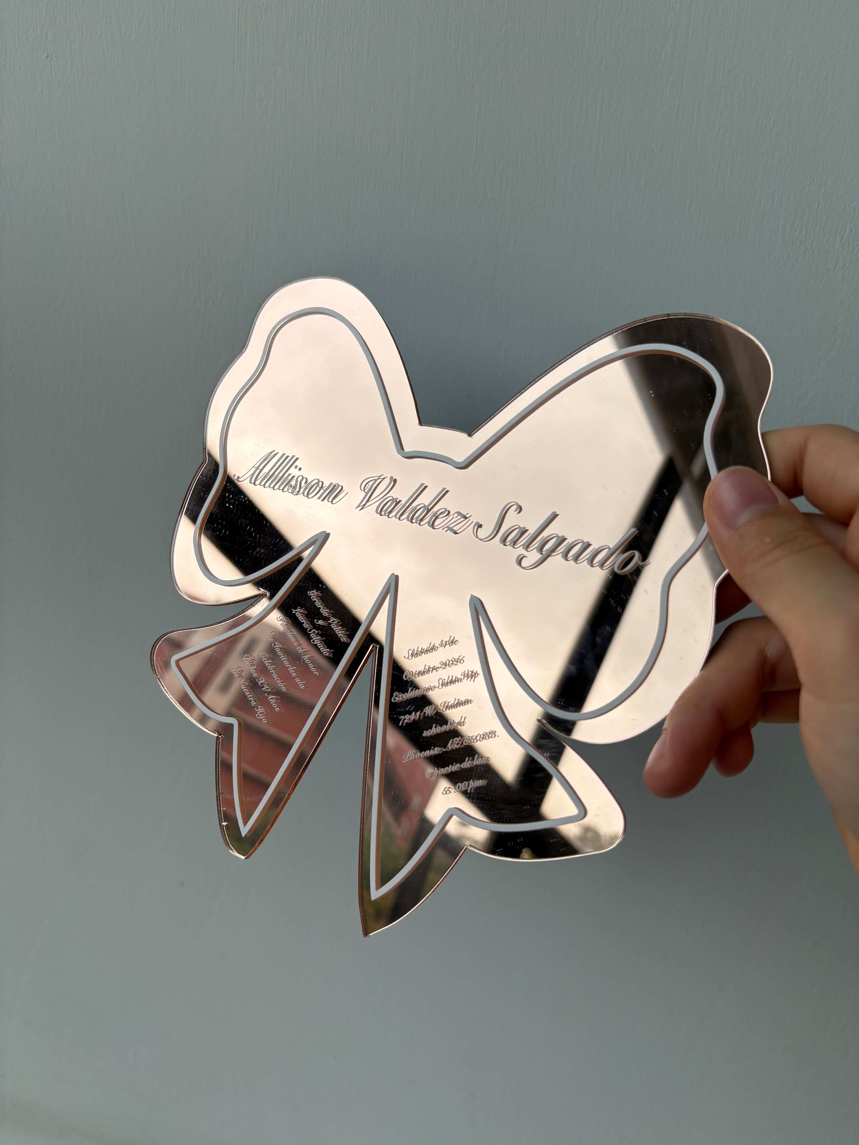 Miroir or rose
