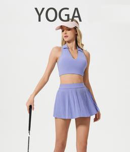 Tenniskleding Golfkleding Voor Dames 2 Stuks Tennisrok Sets Activewear Tenniskleding - Product Image 2