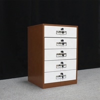 Tiroirs métalliques verticaux bas, tiroir de rangement secret, mobilier de bureau pour les dessins, utilisé