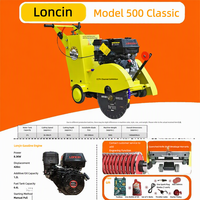 Machine à découper l'asphalte et le béton à essence, modèle 500, moteur Briggs & Stratton, vente directe d'usine