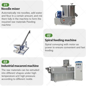 Nhỏ Tự Động Mì Spaghetti Macaroni Mì Ý Ngành Công Nghiệp Nhà Sản Xuất Làm Máy Sản Xuất Dây Chuyền Thiết Bị - Product Image 5