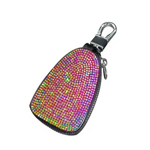 <span class=keywords><strong>Porte</strong></span>-clés de voiture universel en diamant mallette de rangement <span class=keywords><strong>porte</strong></span>-clés en cristal de luxe sac à main portefeuille pour <span class=keywords><strong>BMW</strong></span> Lada Benz <span class=keywords><strong>porte</strong></span>-clés - Product Image 1