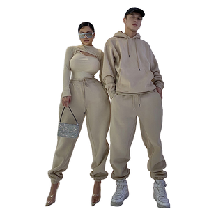 2026 Custom <b>Women's</b> Winter Two-Piece Hoodie Set with Letter & Crystal Embellishments Long Fitness Joggers and <b>Sweatpants</b> - Product Image 1