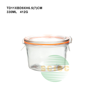 <span class=keywords><strong>Frascos</strong></span> de vidrio <span class=keywords><strong>weck</strong></span> con tapa de sello de goma, abrazaderas - Product Image 2