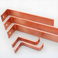 Barre de cuivre pur à 99,9 % ASTM C11000 80x10mm 120x14mm 100x8mm, barre omnibus en cuivre perforée et étamée
