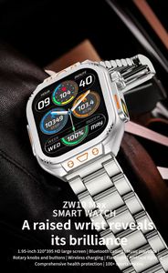 Montre connectée tendance en promotion, écran TFT carré, IP67, grand écran, charge sans fil, bouton rotatif, batterie 300 mAh, deux bracelets - Product Image 2