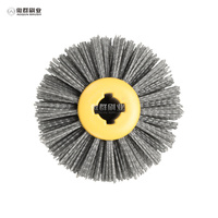 Brosse métallique de meuleuse d'angle d'OEM 125*30mm pour le polissage des véhicules à moteur de brosse de rouille