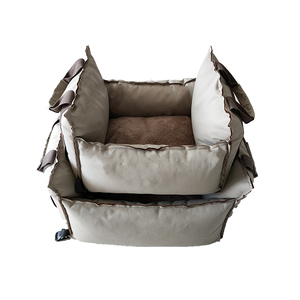Neues verbessertes tragbares Hunde bett Dickes pp Baumwolle Langlebiges weiches Rechteck Haustier Schlaf bett Haustier Hunde bett Langlebiges pp Baumwoll bett - Product Image 4