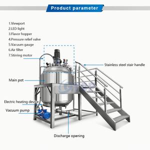 Equipo de Mezcla al Vacío para la Producción de Fertilizantes Solubles en Agua con Aminoácidos, Ácido Fítico y Otros Ingredientes - Product Image 4