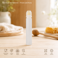 Bouteille souple vide ronde de petite taille avec bouchon à clapet pour miel, sauces, vinaigrettes et shampoing – Vente en gros