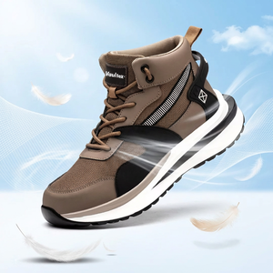 Chaussures <span class=keywords><strong>de</strong></span> sécurité Vaultex pour hommes, légères et tendance, avec semelle EVA souple, semelle intermédiaire anti-perforation, respirantes, anti-écrasement et antidérapantes - Product Image 1