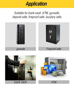 Hợp kim kẽm an ninh cao tiền gửi ngân hàng gunsafe khóa thông minh với Keyless nhập ANSI lớp 2 khách sạn trang sức an toàn - Product Image 6