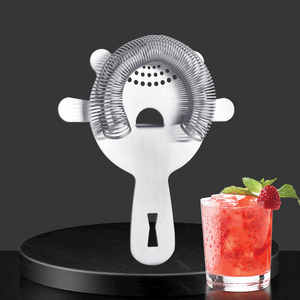 مجموعة أدوات مصفاة كوكتيل من الفولاذ المقاوم للصدأ بتصميم عصري وصديق للبيئة مع شعار مخصص بالجملة للمطبخ والبار - Product Image 5