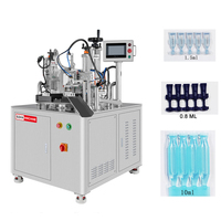 Machine semi-automatique de remplissage et de scellage de tube de bandes pour l'essence cosmétique