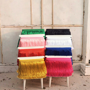 Qualité supérieure, 100% polyester, franges décoratives pour vêtements, garnitures de canapé, textiles de maison, 7 cm, KUSHANG TEXTILE - Product Image 3