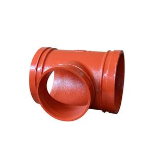 Соединительные элементы для пожаротушения: фитинги из чугуна с низким давлением, оцинкованные, литые, с рифленой поверхностью, жесткие и гибкие: тройники, колена, крестовины - Product Image 6