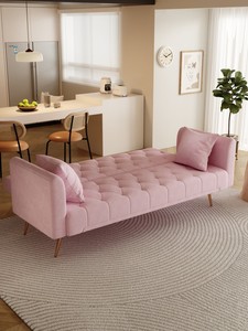 Modern Tufted Convertible Seat <b>Sofa</b> American Velvet Comfortable Furniture for Small Living Room Office Apartment Hotel Villa - Product Image 6