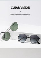 Nouvelles lunettes de soleil de marque de créateur unisexes, style classique, verres en verre UV400, tendance, décontractées, de luxe, pour le sport et la conduite