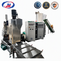 Ligne de granulation de plastique monophasée à haute efficacité, granulateur de compactage pour machine de recyclage de films PP PE